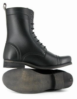 5284 Vintage Boot in Black from Vegetarian Shoes